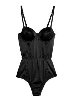 Fleur Du Mal Satin Bullet Bodysuit 11 Fleur Du Mal Satin Bullet Bodysuit -Luxury Bra Store BS0008 0100 1