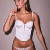 Fleur Du Mal Daphne Silk Bustier 2 Fleur Du Mal Daphne Silk Bustier -Luxury Bra Store Beaded Iris Lace Bustier5