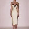 Fleur Du Mal Buckle T-Strap Dress 1 Fleur Du Mal Buckle T-Strap Dress -Luxury Bra Store Buckle T Strap Dress Butter1