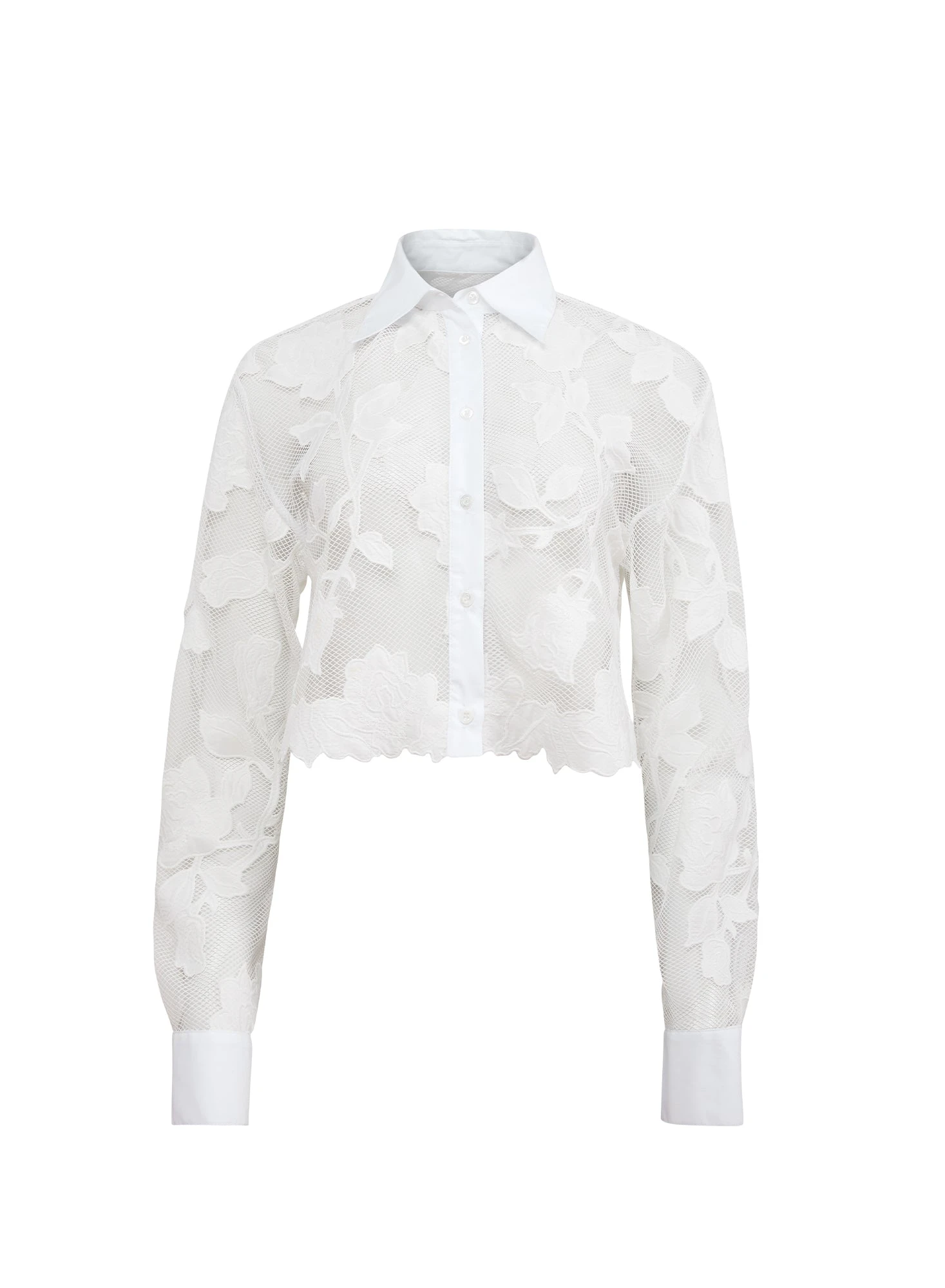 Fleur Du Mal Collette Cropped Shirt 6 Fleur Du Mal Collette Cropped Shirt - Image 4