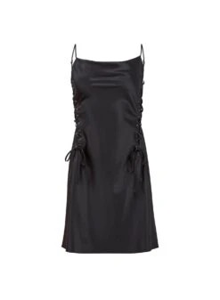 Fleur Du Mal Ella Mini Dress 13 Fleur Du Mal Ella Mini Dress -Luxury Bra Store EllaMiniDress black flat