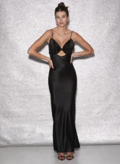 Fleur Du Mal Bow Slip Dress