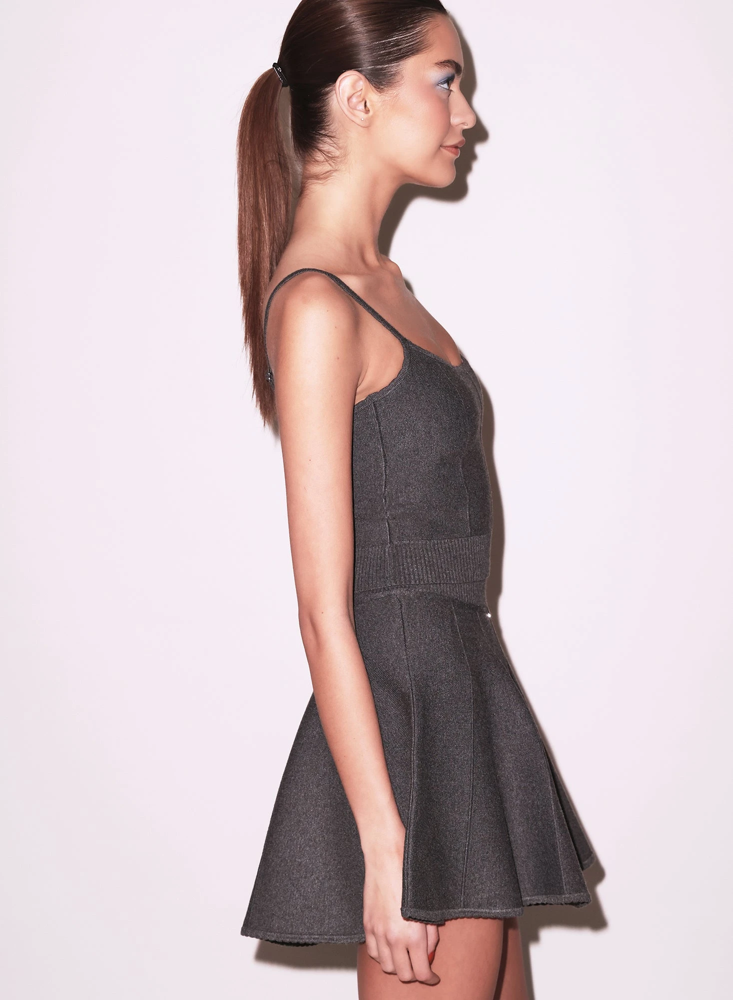 Fleur Du Mal Knit Flared Mini Skirt 6 Fleur Du Mal Knit Flared Mini Skirt - Image 5