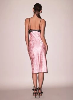 Fleur Du Mal Butterfly Jacquard Slip Dress 12 Fleur Du Mal Butterfly Jacquard Slip Dress -Luxury Bra Store FDM 012424 9029 full