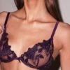 Fleur Du Mal Lily Embroidery Plunge Demi Bra -Luxury Bra Store FDM 012724 12416 1 full 84684195 54a0 415d 83b8 1c151e6d7d3b