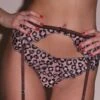 Fleur Du Mal Leopard Embroidery Thong -Luxury Bra Store FDM 020524 7561 full