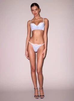 Fleur Du Mal Poplin Lace Cheeky -Luxury Bra Store FDM 041125 4606full 1