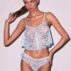 Fleur Du Mal Jasmine Lace Flutter Cami 1 Fleur Du Mal Jasmine Lace Flutter Cami -Luxury Bra Store FDM 041125 6102full
