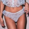 Fleur Du Mal Jasmine Lace Flutter Panty 2 Fleur Du Mal Jasmine Lace Flutter Panty -Luxury Bra Store FDM 041125 6129full