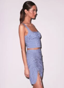 Fleur Du Mal Poplin Bustier Top 14 Fleur Du Mal Poplin Bustier Top -Luxury Bra Store FDM 041125 8352 full 1