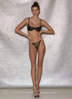 Fleur Du Mal Crystal Bouquet Lace V-String -Luxury Bra Store FDM 041222 1 2560full