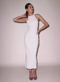 Fleur Du Mal Strappy Ribbed Maxi Dress 13 Fleur Du Mal Strappy Ribbed Maxi Dress -Luxury Bra Store FDM 051624 40111 full