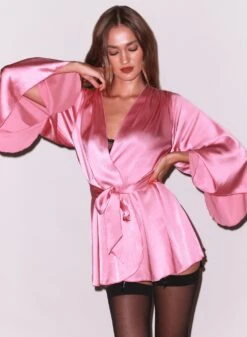 Fleur Du Mal Angel Sleeve Robe 12 Fleur Du Mal Angel Sleeve Robe -Luxury Bra Store FDM 071025 27788full