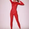Fleur Du Mal Le Stretch Lace Catsuit 2 Fleur Du Mal Le Stretch Lace Catsuit -Luxury Bra Store FDM 091124 73968 2 full