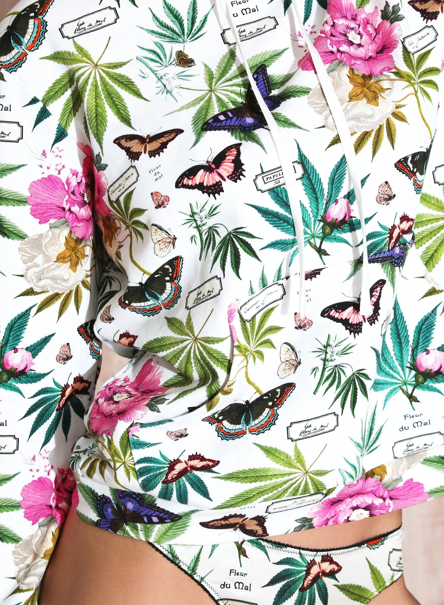 Fleur Du Mal Botanical Hoodie 9 Fleur Du Mal Botanical Hoodie - Image 7