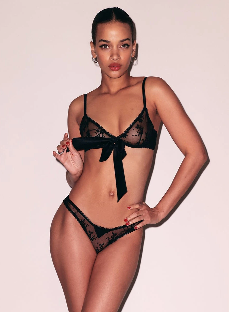 Fleur Du Mal Untie Me Demi Bra