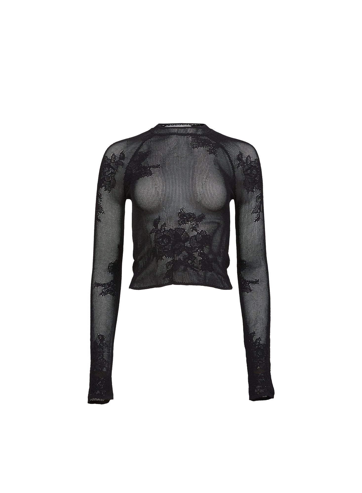 Fleur Du Mal Lace Pointelle Long Sleeve Top 5 Fleur Du Mal Lace Pointelle Long Sleeve Top - Image 3