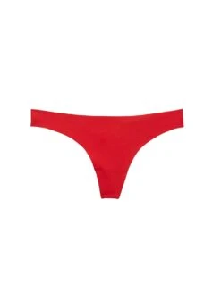 Fleur Du Mal Le Stretch Micro Thong -Luxury Bra Store LeStretchMicroThongRed flat 3673e709 ea47 4360 a027 48064a0579d4