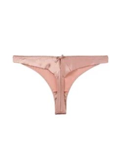 Fleur Du Mal Luxe Thong 11 Fleur Du Mal Luxe Thong -Luxury Bra Store Luxe Thong Tan