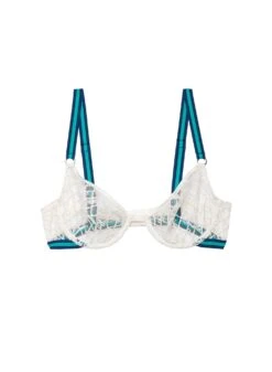 Fleur Du Mal Match Point Demi Bra -Luxury Bra Store SerenaDemiBra flat