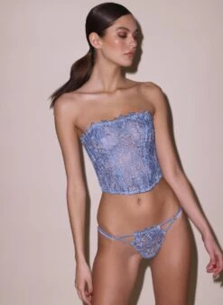 Fleur Du Mal Whitney Embroidery Corset Top 16 Fleur Du Mal Whitney Embroidery Corset Top -Luxury Bra Store Whitney Horizon8