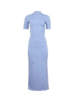 Fleur Du Mal Sleek Jersey Mock Neck Dress 14 Fleur Du Mal Sleek Jersey Mock Neck Dress -Luxury Bra Store denim dress flat