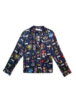 Fleur Du Mal Magical Mushroom PJ Top -Luxury Bra Store fleurpjtopmushroomflat1