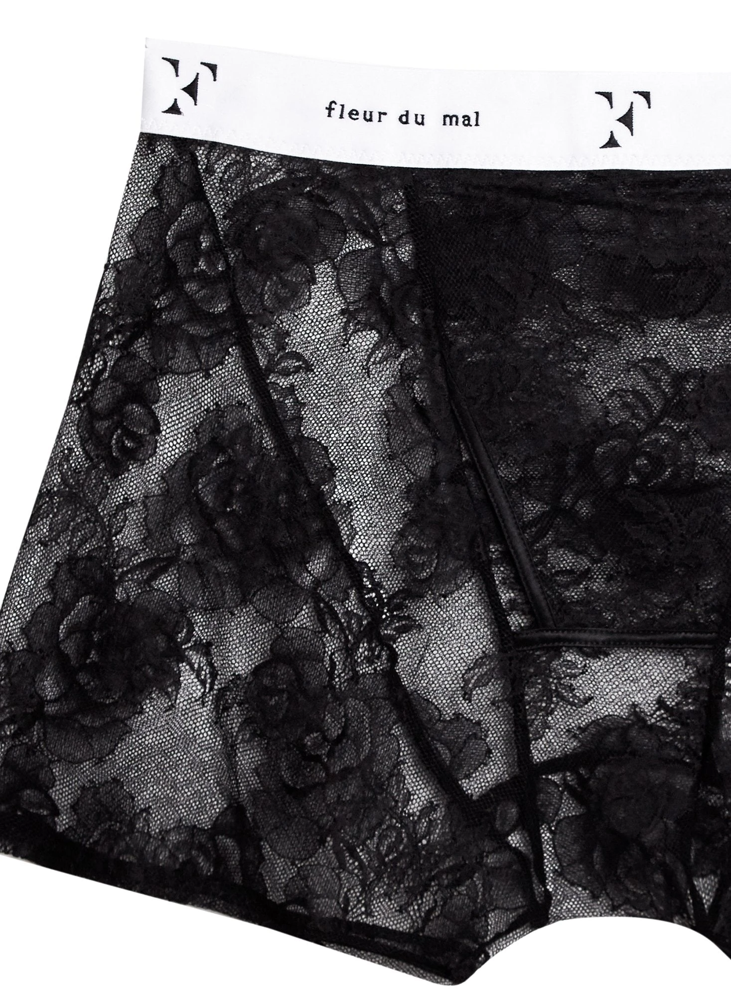 Fleur Du Mal Men's Bouquet Lace Boxer Brief 10 Fleur Du Mal Men's Bouquet Lace Boxer Brief - Image 8