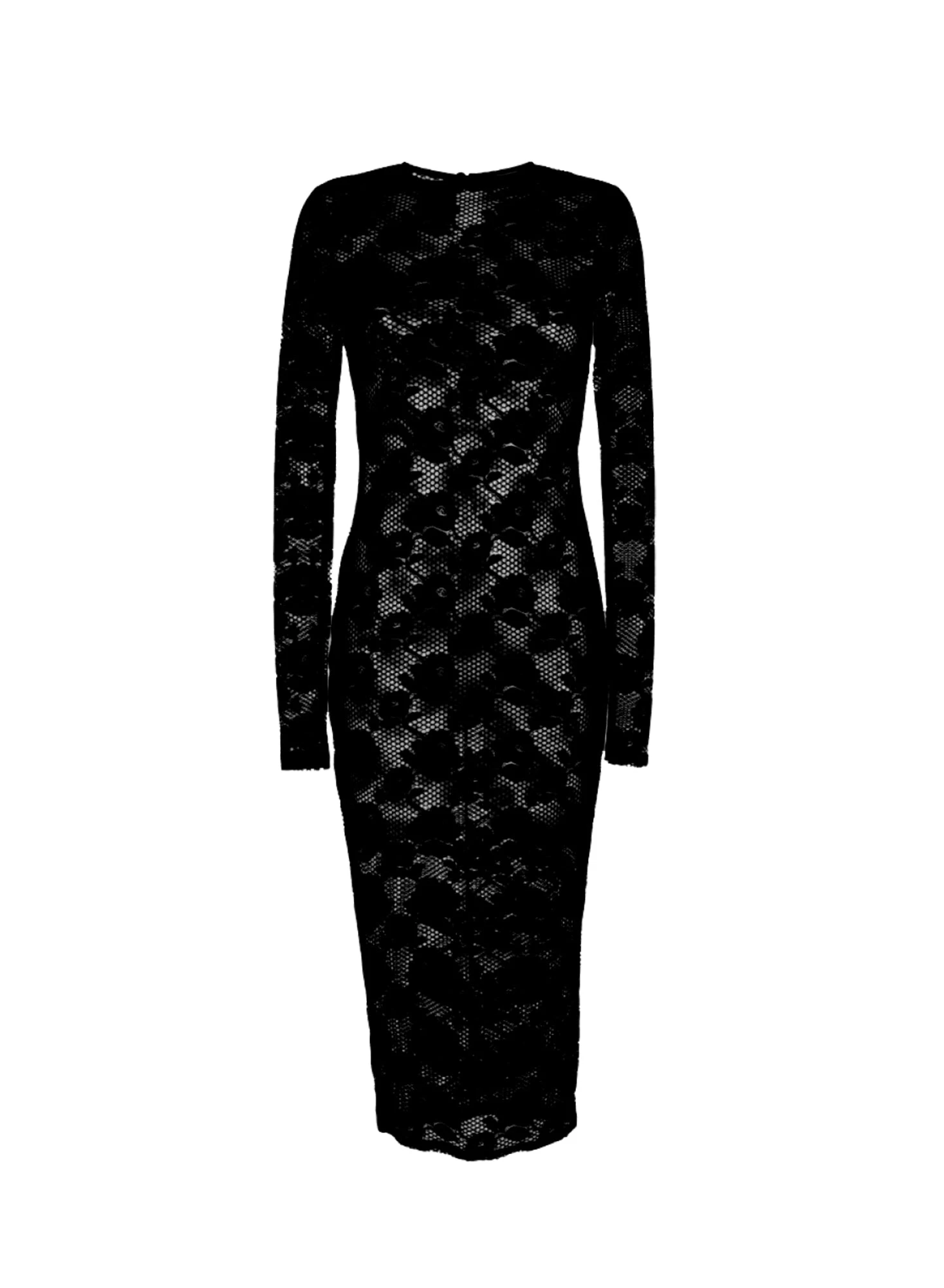 Fleur Du Mal Le Stretch Lace Long Sleeve Dress 6 Fleur Du Mal Le Stretch Lace Long Sleeve Dress - Image 4