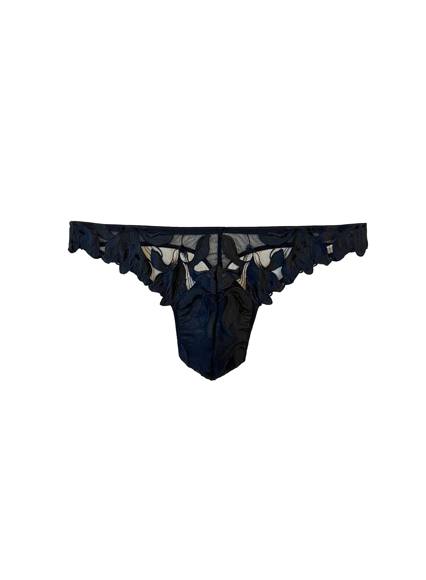 Fleur Du Mal Men's Lily Embroidery Thong 6 Fleur Du Mal Men's Lily Embroidery Thong - Image 4