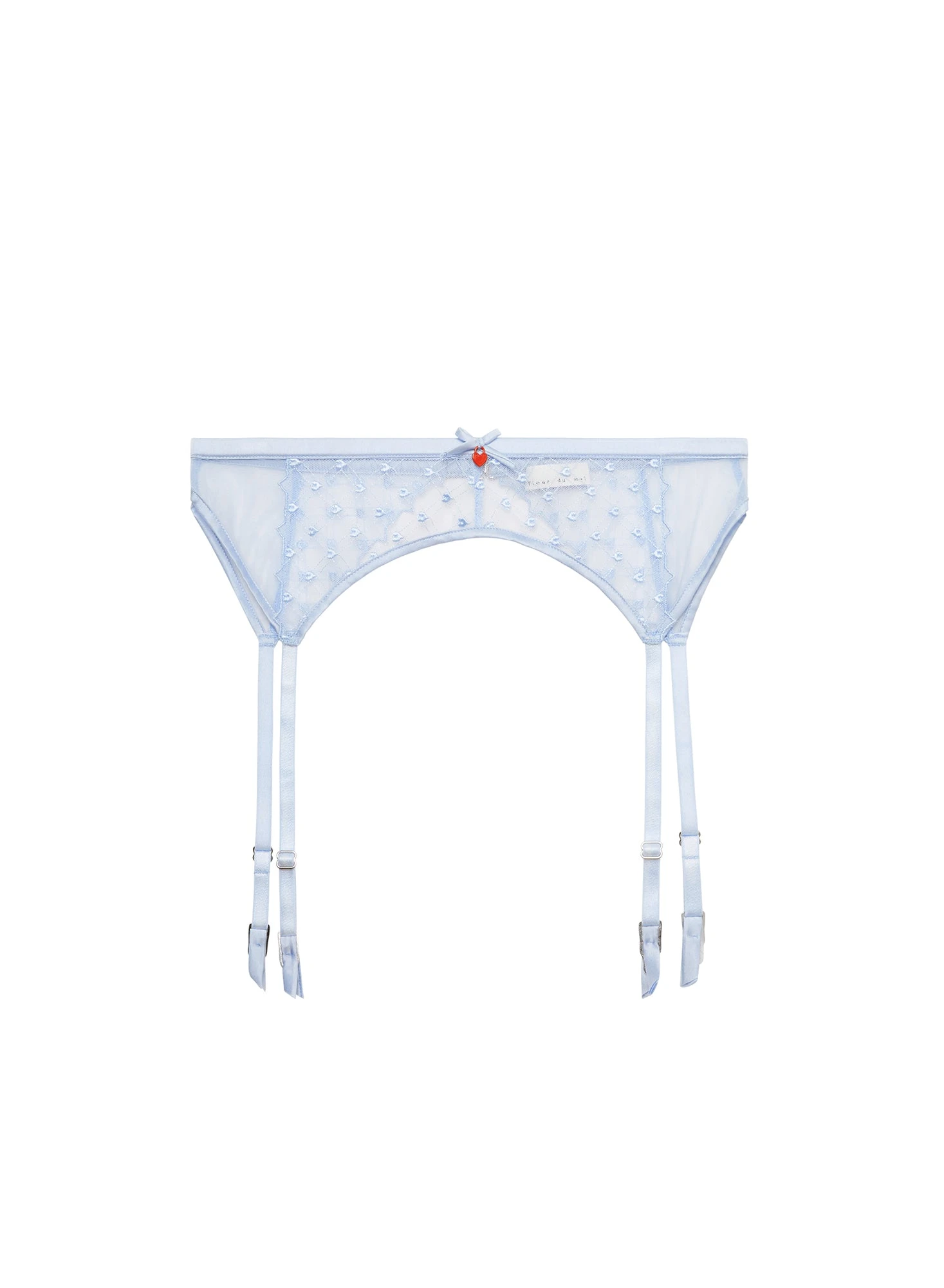 Fleur Du Mal Love Lock Embroidery Garter Belt 4 Fleur Du Mal Love Lock Embroidery Garter Belt - Image 2