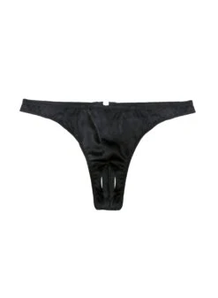 Fleur Du Mal Luxe Crotchless Thong