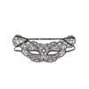 Fleur Du Mal Rose Guipure Eye Mask -Luxury Bra Store rosemaskflat