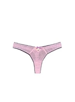 Fleur Du Mal Sabrina Mini Fishnet Thong 11 Fleur Du Mal Sabrina Mini Fishnet Thong -Luxury Bra Store sabrina mesh thong flat