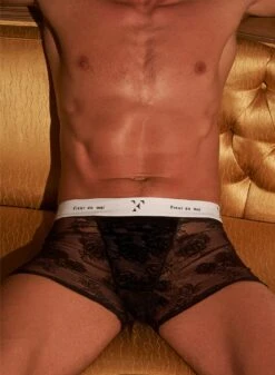 Fleur Du Mal Men's Bouquet Lace Boxer Brief 12 Fleur Du Mal Men's Bouquet Lace Boxer Brief -Luxury Bra Store v2 20210922 FleurDuMal Look8 1523web