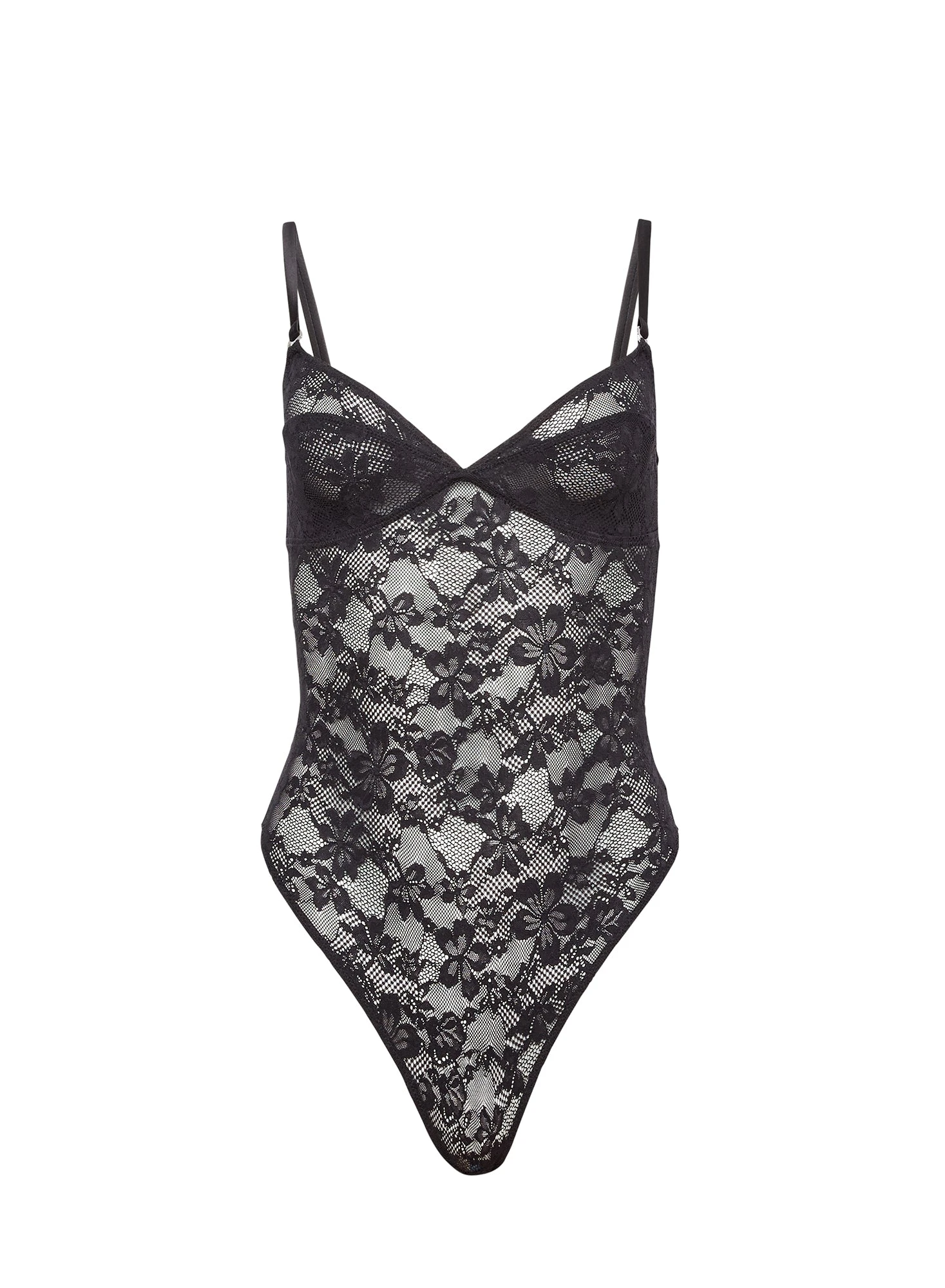 Fleur Du Mal Le Stretch Lace Wireless Bodysuit 4 Fleur Du Mal Le Stretch Lace Wireless Bodysuit - Image 3